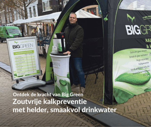 Zoutvrije kalkpreventie met helder, smaakvol drinkwater